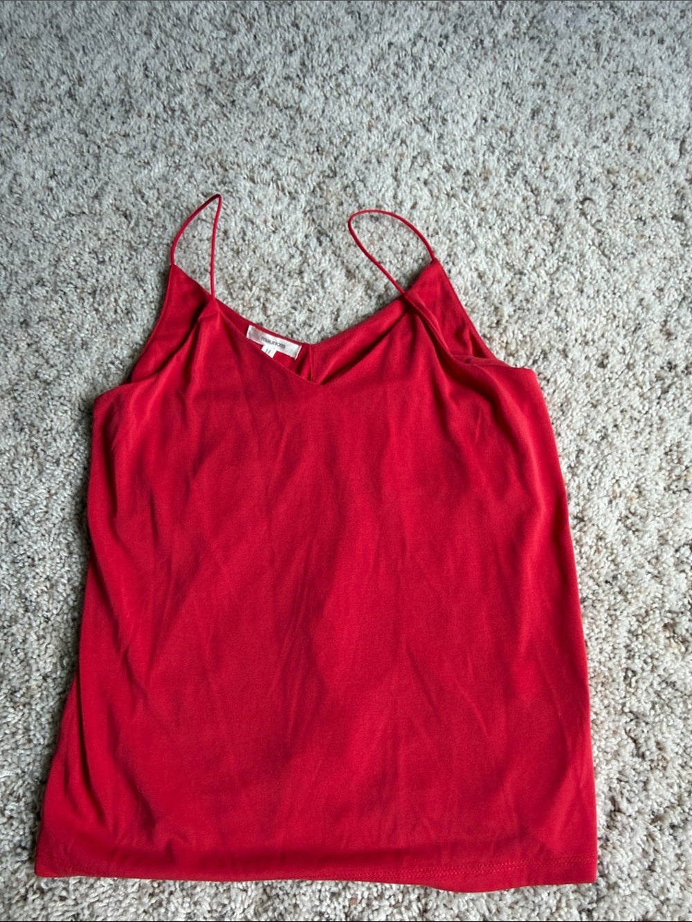 Maurices Red V-Neck Spaghetti Strap Cami